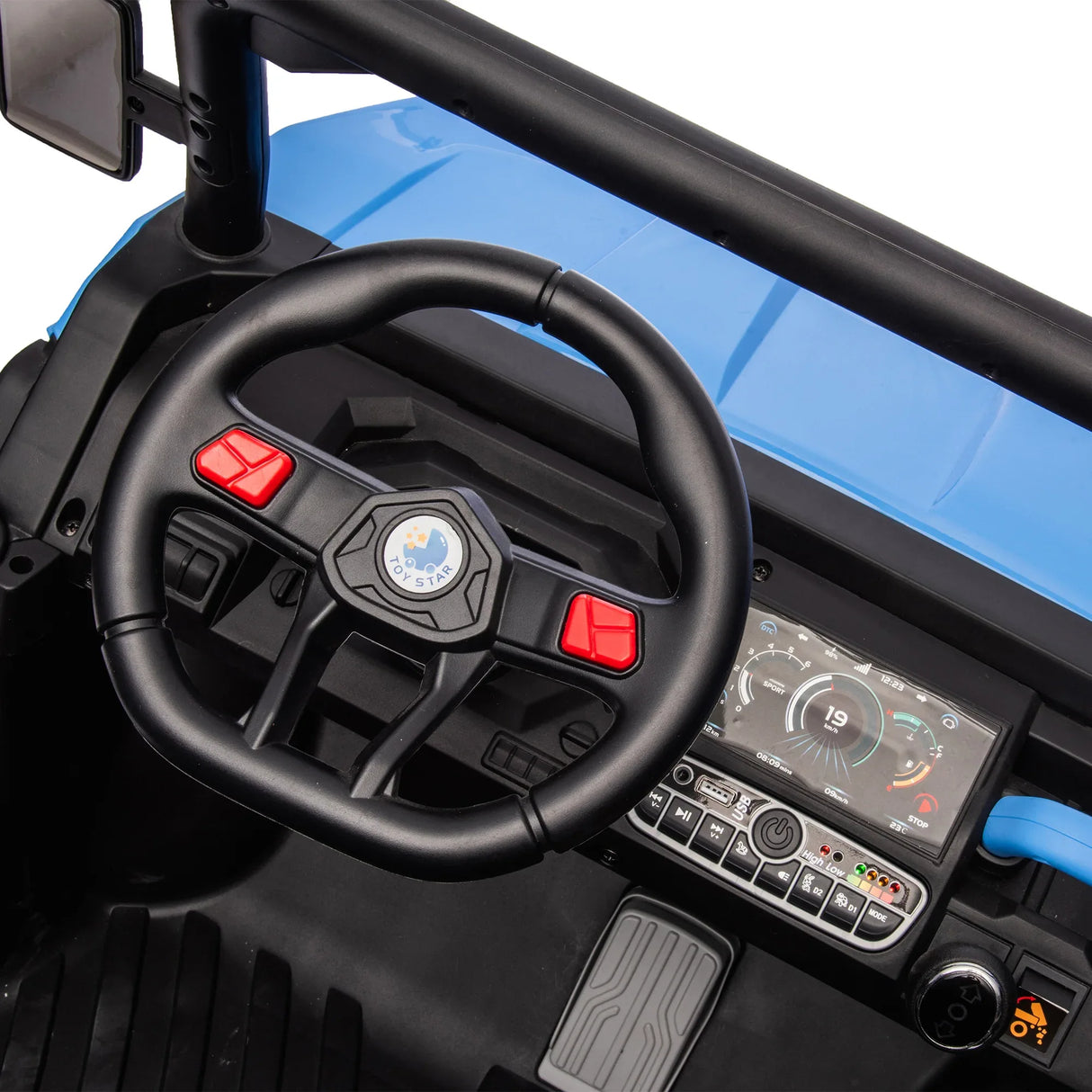 24V Two-Seater Electric Ride On Dump Truck Vehicle - Omega Lifestyles