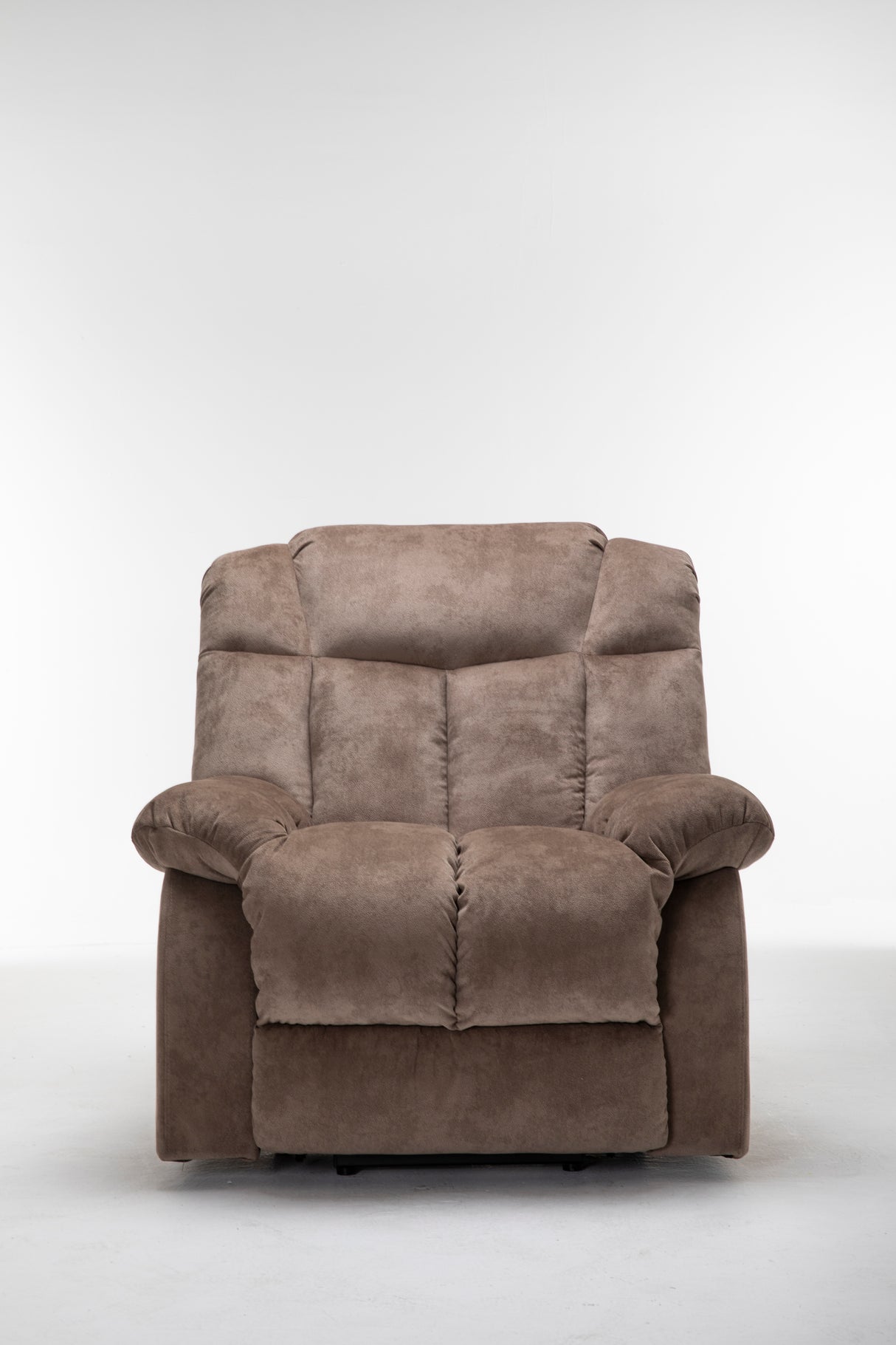 Power Lift Velvet Recliner Chair With Safety Mechanism