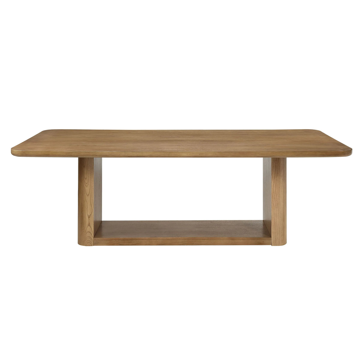 Contemporary Oak Veneer Synthetic Wood Dining Table - Omega Lifestyles