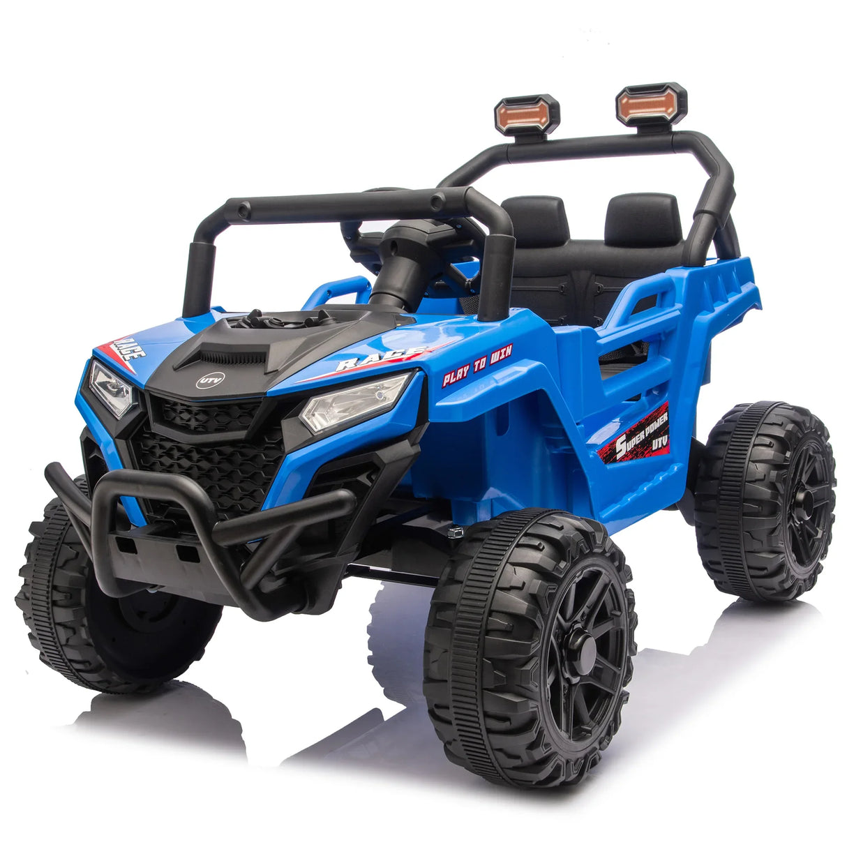 12V Dual-Drive Kids Ride On UTV With Suspension - Omega Lifestyles