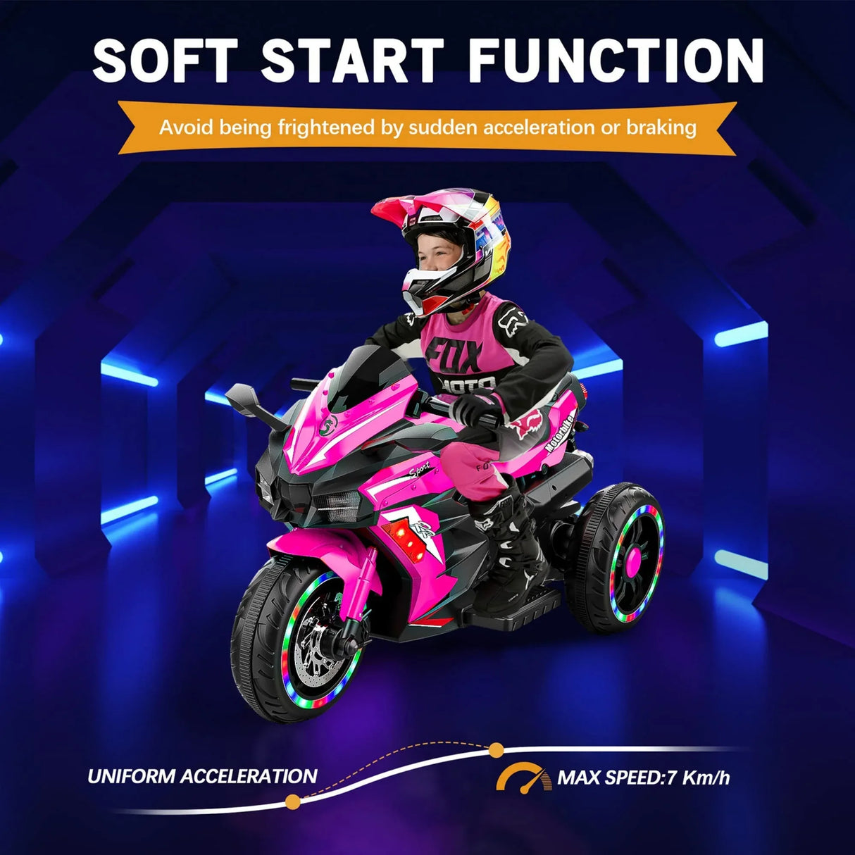 12V Electric Kids Ride-On Motorcycle For Ages 3-4 - Omega Lifestyles