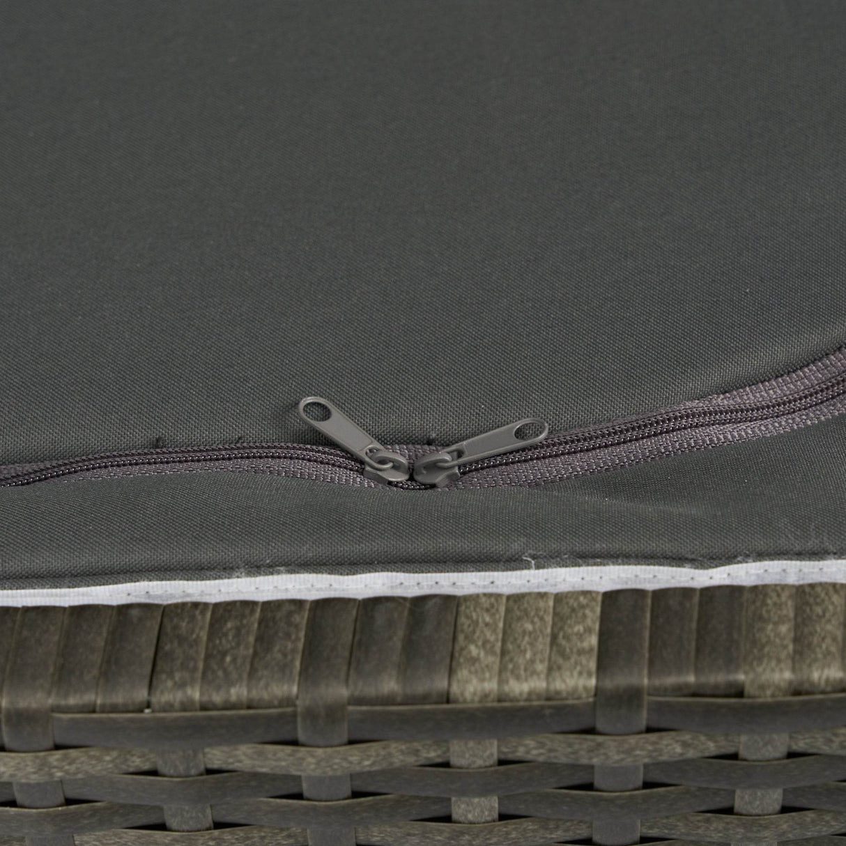 Oversized Grey PE Rattan Waterproof Outdoor Storage Box - Omega Lifestyles