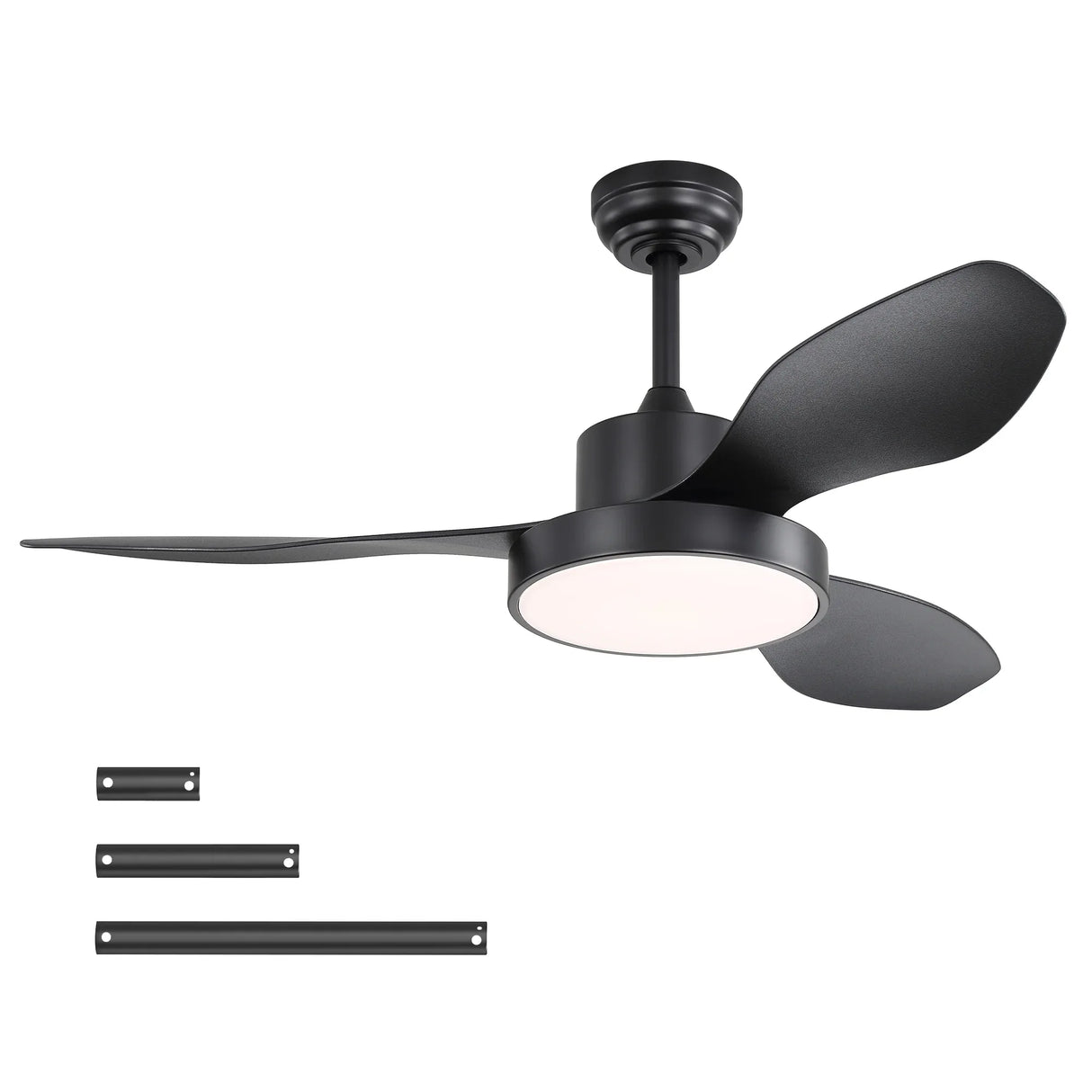 47-Inch Energy-Efficient Remote Control Ceiling Fan With Light - Omega Lifestyles