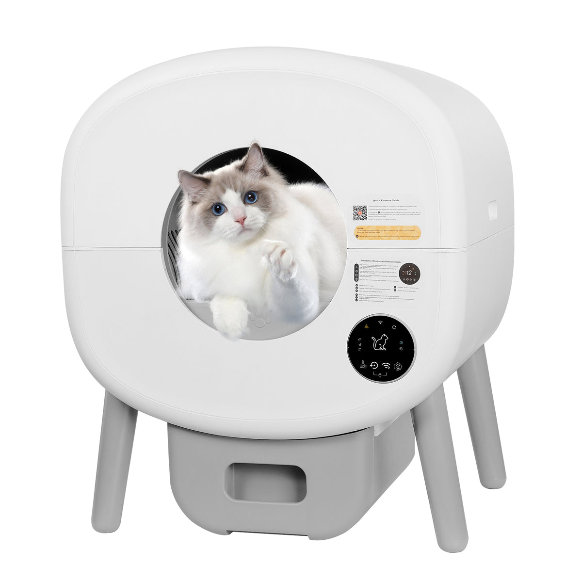 Automatic Smart Large Capacity Self-Cleaning Cat Litter Box
