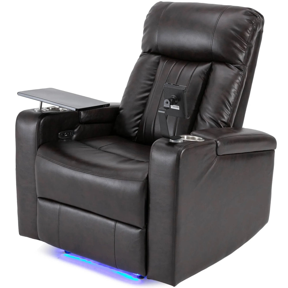 Electric Power Recliner Chair With Storage Cupholders Tray - Omega Lifestyles