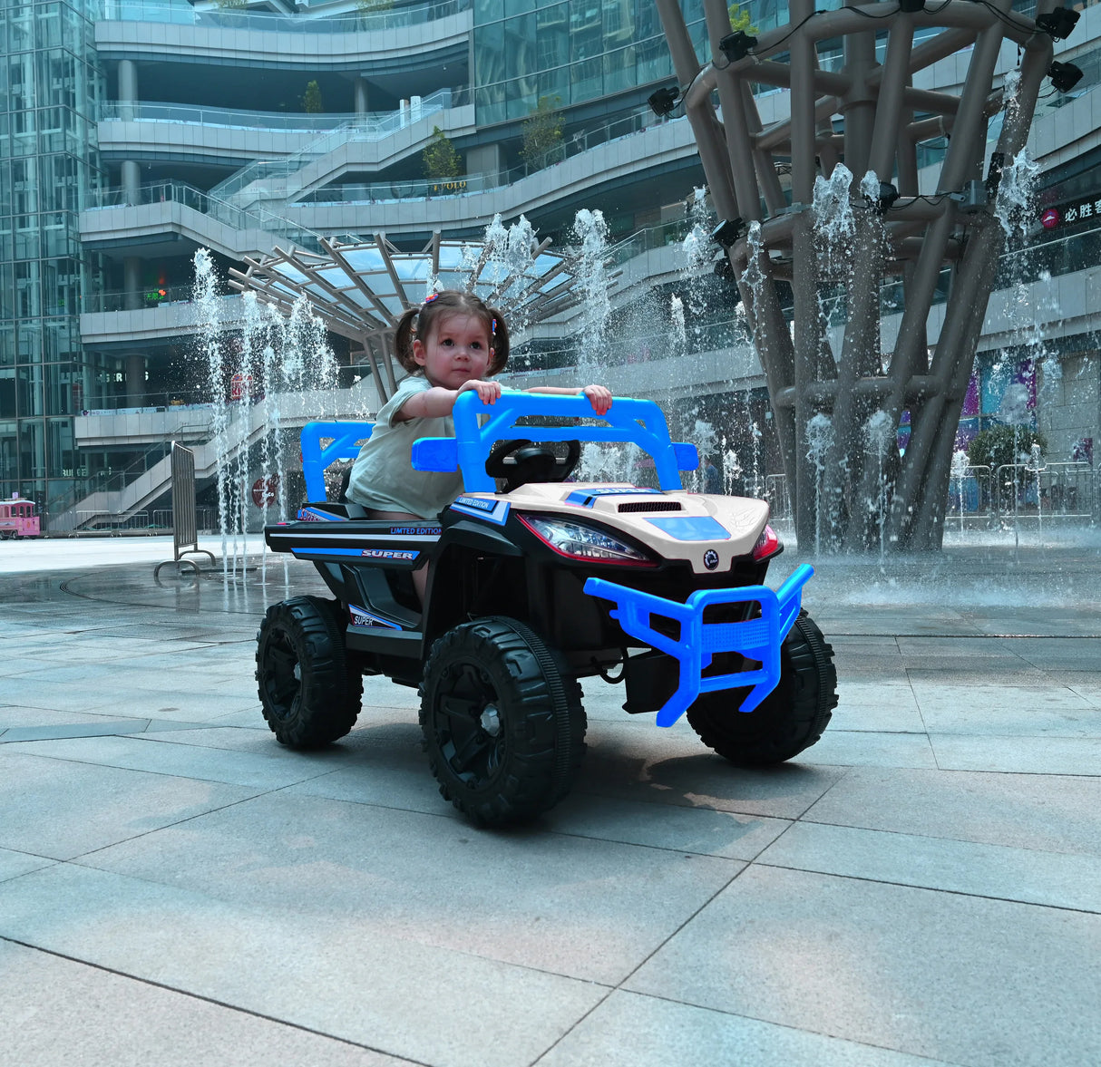 Rechargeable Kids Electric Ride-On Car With Remote Control - Omega Lifestyles