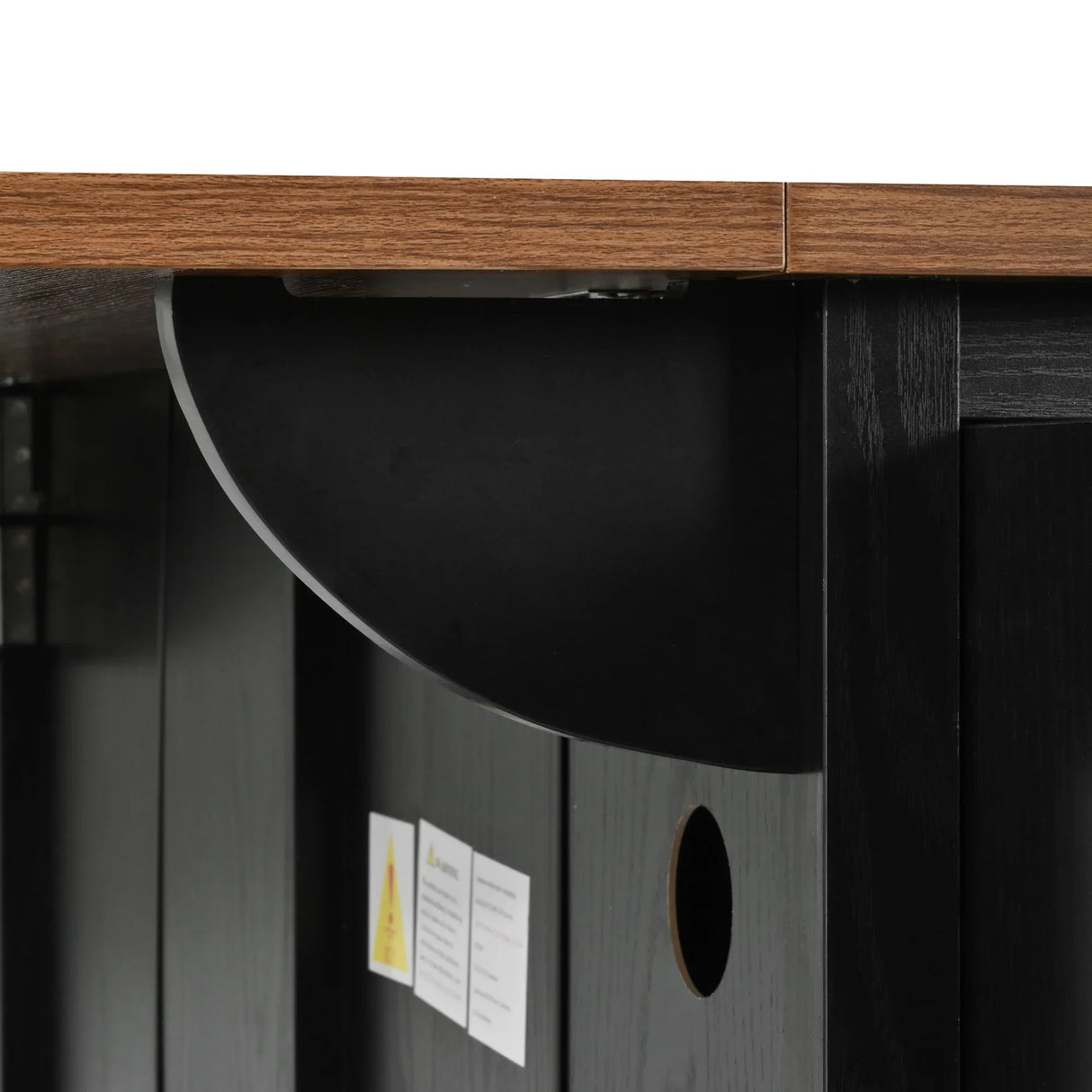 Farmhouse Style Rolling Kitchen Island With Power Outlet - Omega Lifestyles