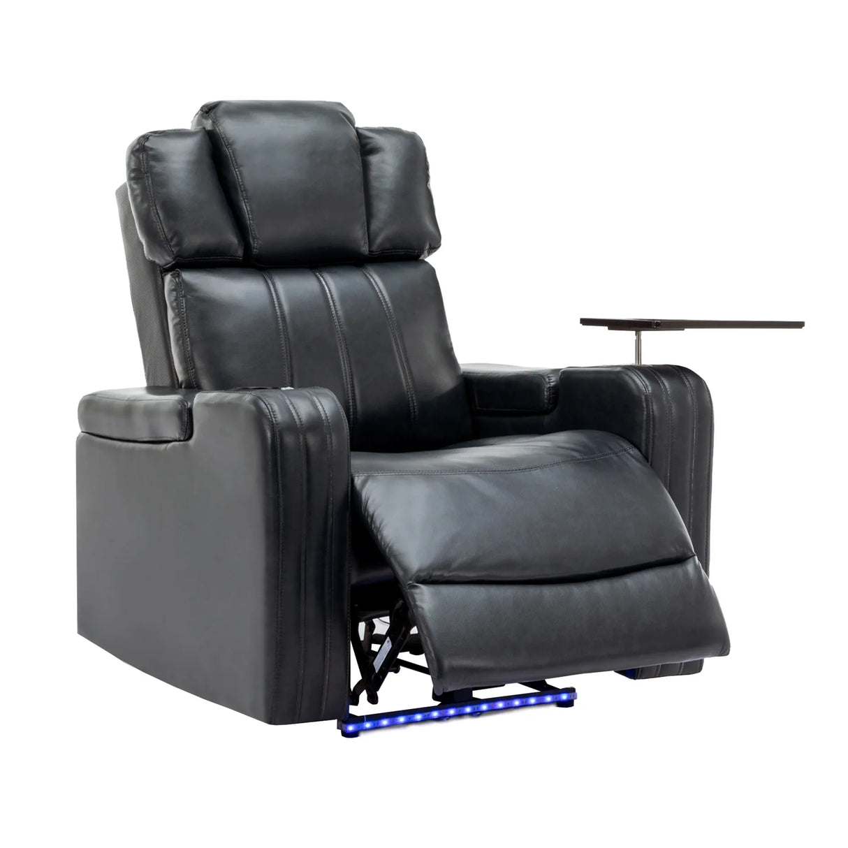 Power PU Leather Recliner Chair With Cooling Cup Holder - Omega Lifestyles