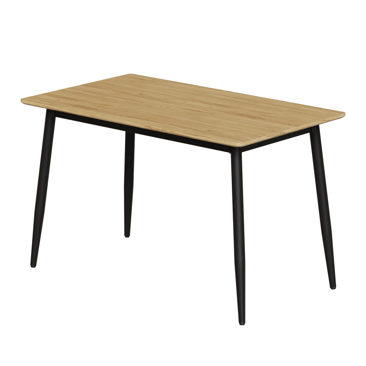 Modern Minimalist Wood Grain Dining Table Chair Set - Omega Lifestyles