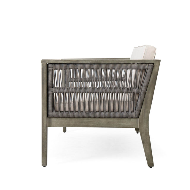 4-Piece Acacia Wood Outdoor Patio Furniture Set - Omega Lifestyles