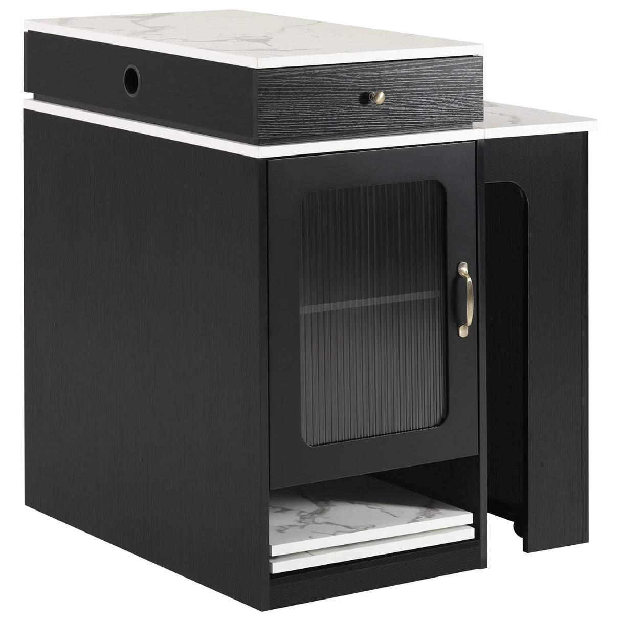 Extendable Dining Table Kitchen Island With Storage - Omega Lifestyles