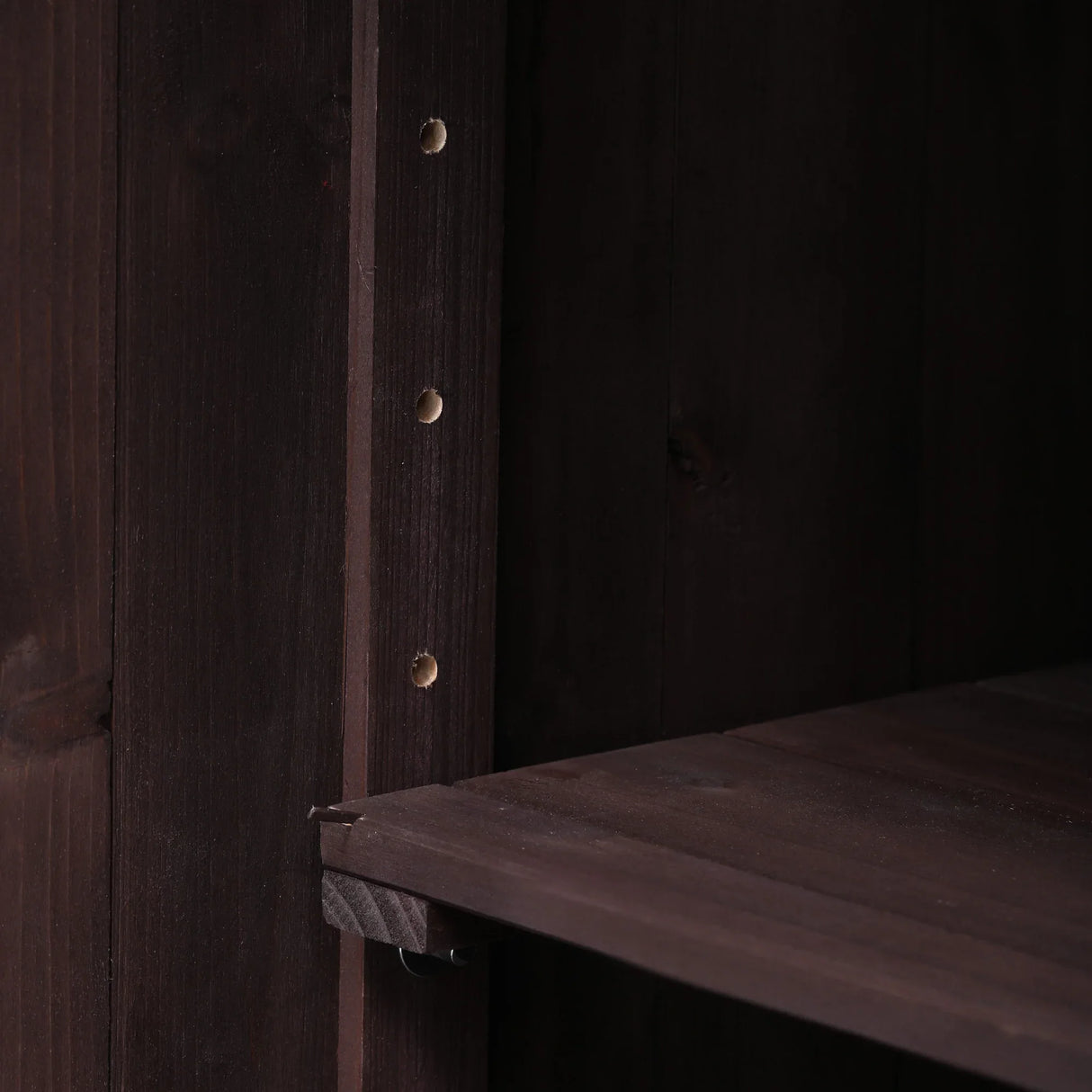 Outdoor Kitchen Island Solid Fir Wood Raised Shelf Cart - Omega Lifestyles