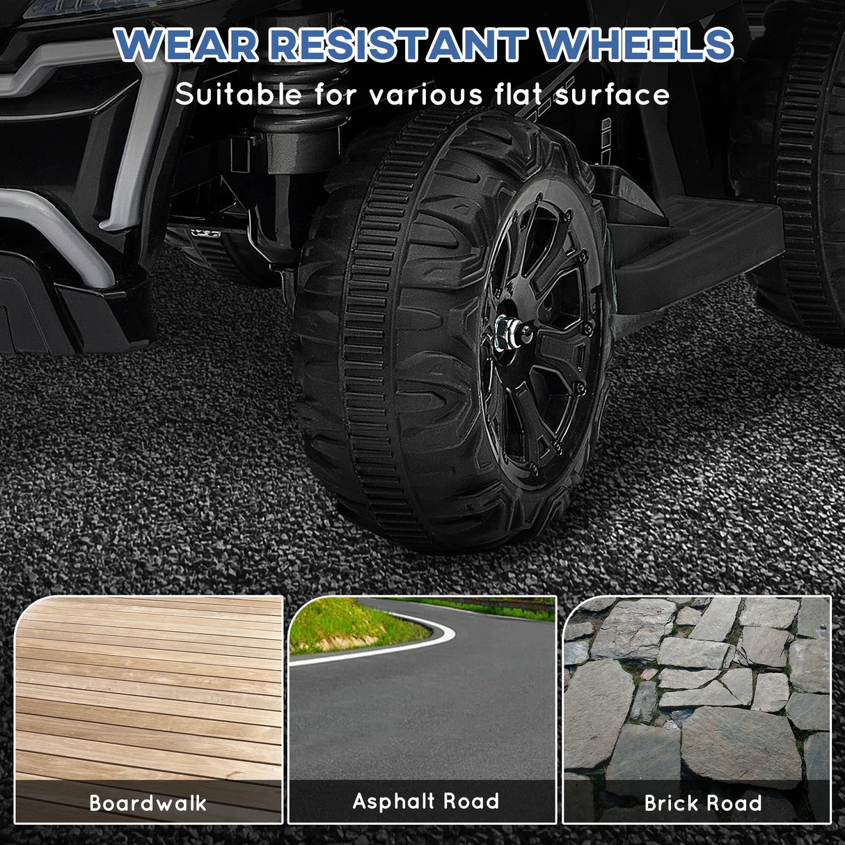 Kids Rechargeable 6V ATV Quad Ride-On Toy With Lights - Omega Lifestyles