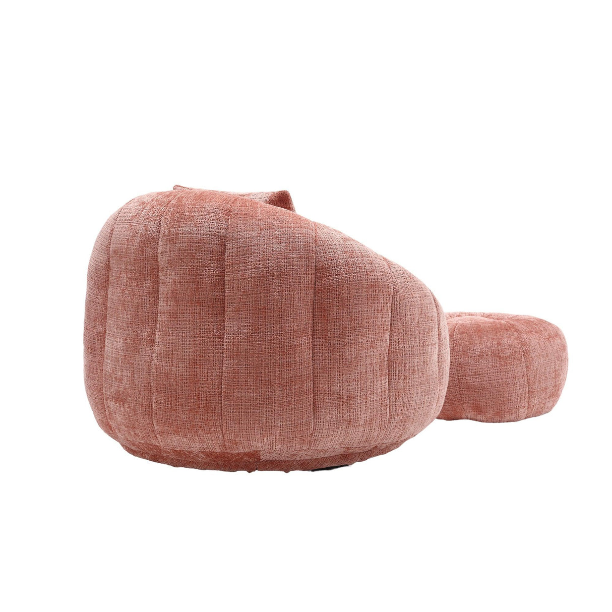 Chenille Memory Foam Lazy Sofa With Ottoman and Pillow - Omega Lifestyles