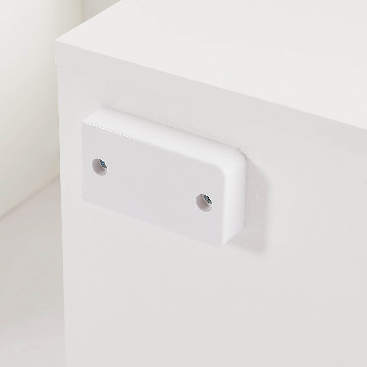 Modern White LED Backlit Particle Board TV Console - Sleep Galleria