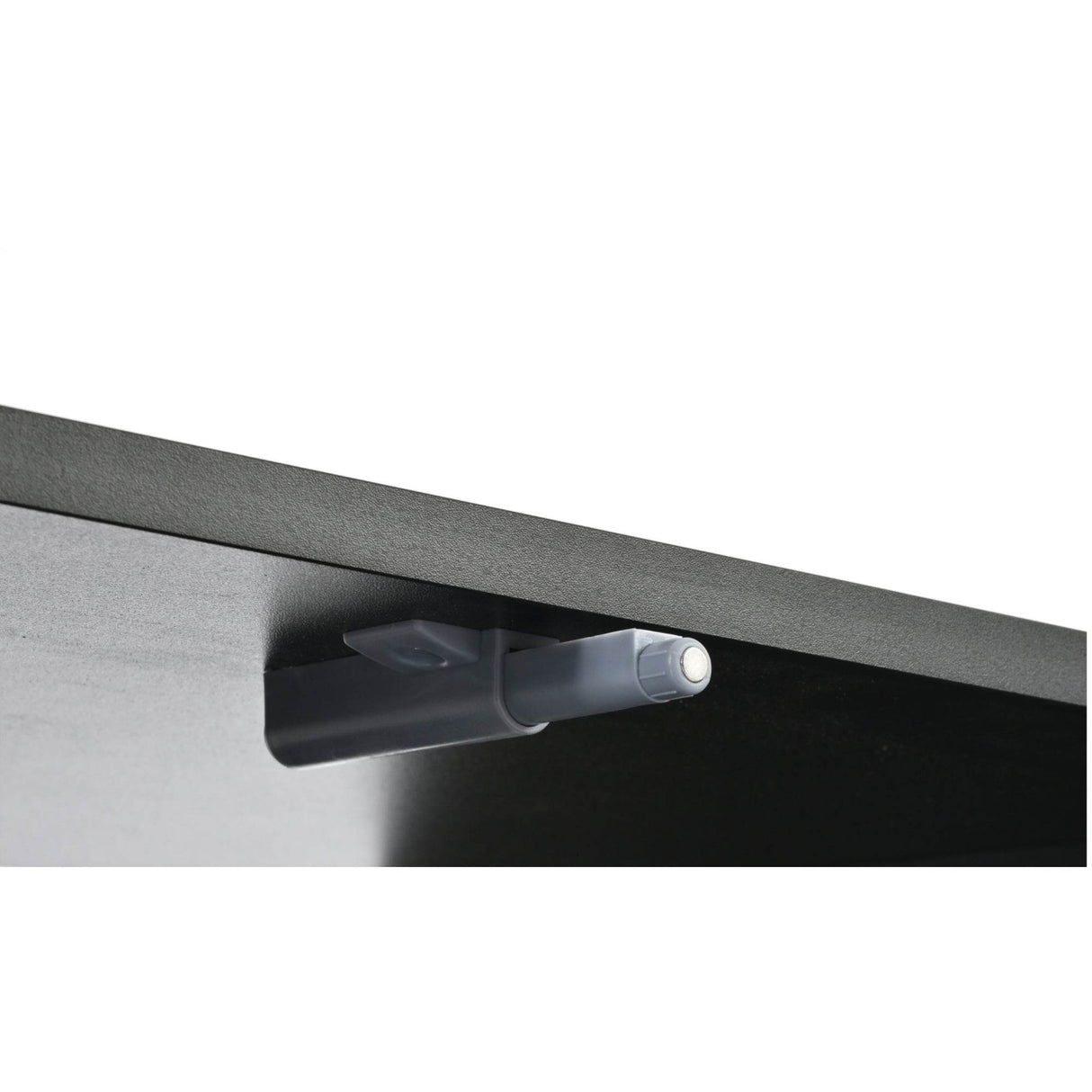 Farmhouse Black MDF Wood Grain TV Stand - Sleep Galleria