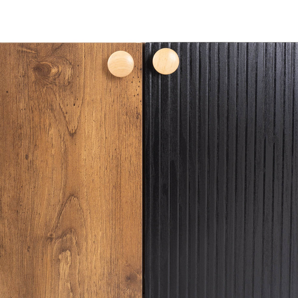 Mid Century Modern TV Stand With Storage Cabinets - Sleep Galleria