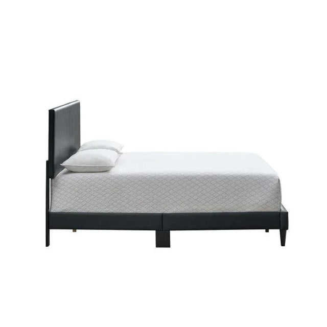 King Upholstered Adjustable Height Faux Leather Bed Frame - Omega Lifestyles