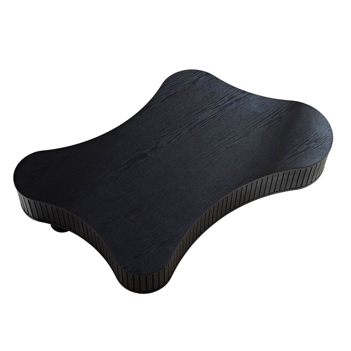 Modern Irregular Shaped Solid Wood Coffee Table - Sleep Galleria