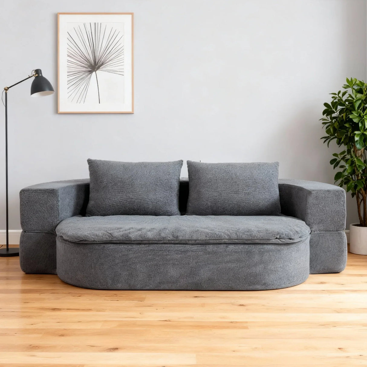 Foldable Memory Foam Convertible Sofa Bed Twin - Omega Lifestyles