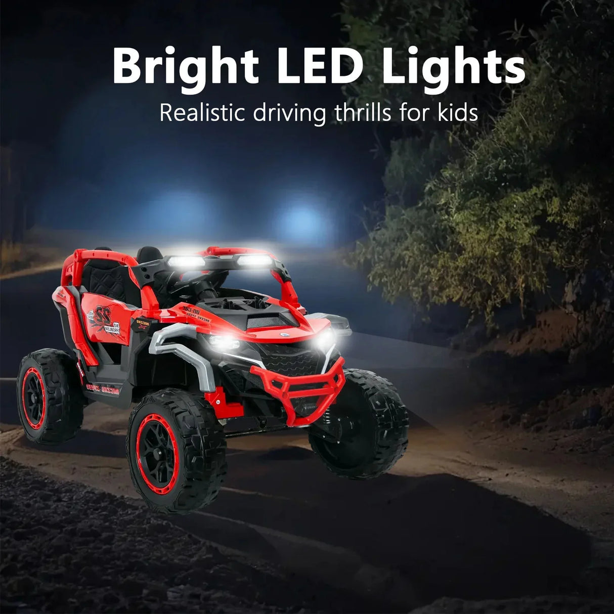 12V Remote Control Kids Electric Ride-On 2-Seater UTV - Omega Lifestyles