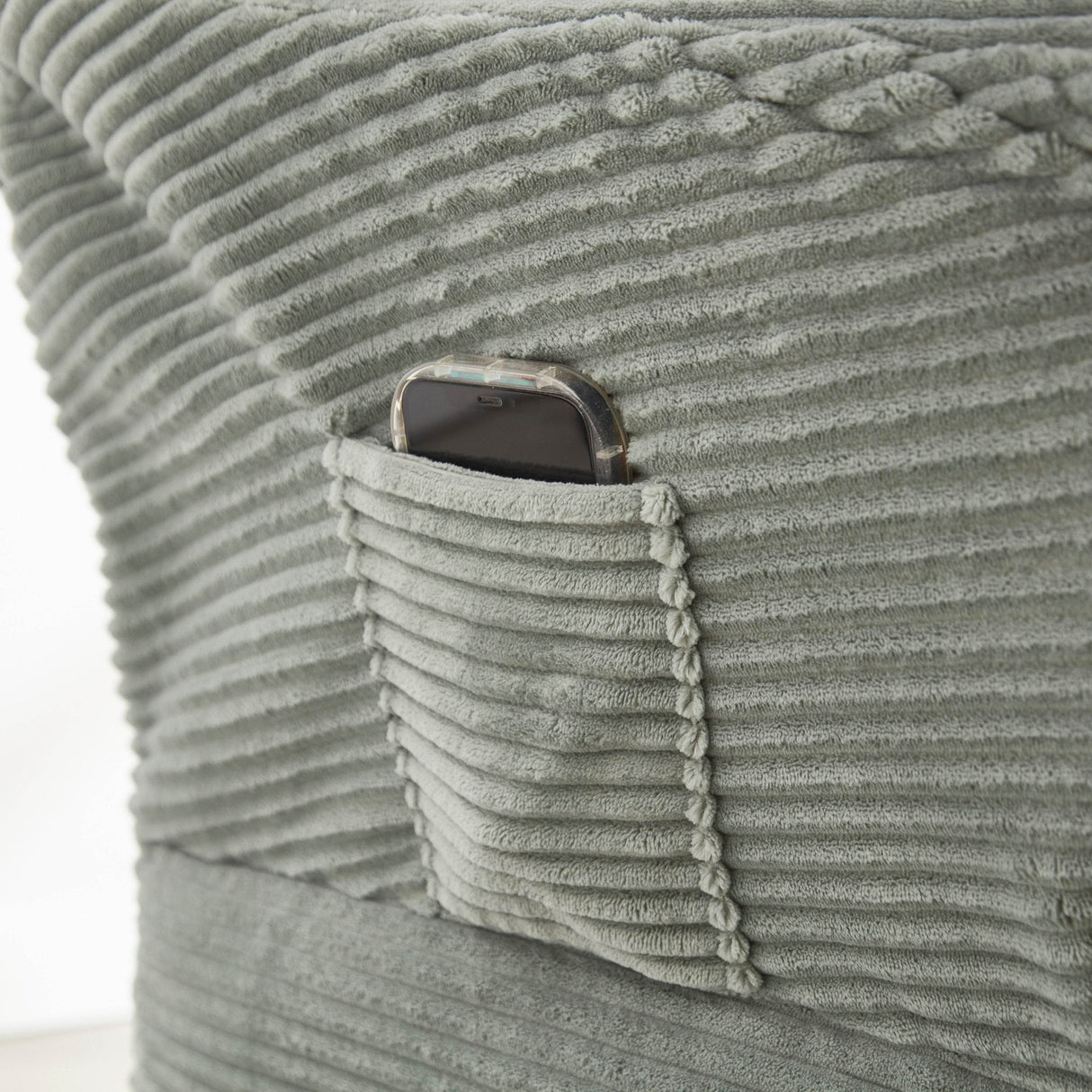 Soft Lounge Chair With Ottoman And Side Pocket - Sleep Galleria