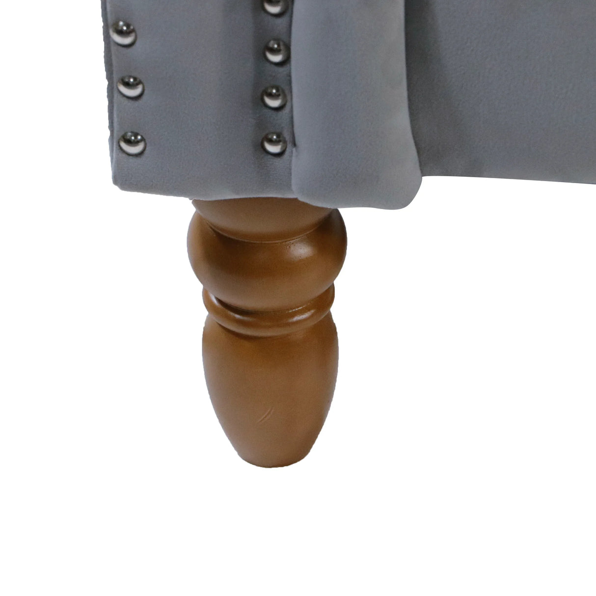 Classic Velvet Storage Chaise Lounge With Pillow - Omega Lifestyles