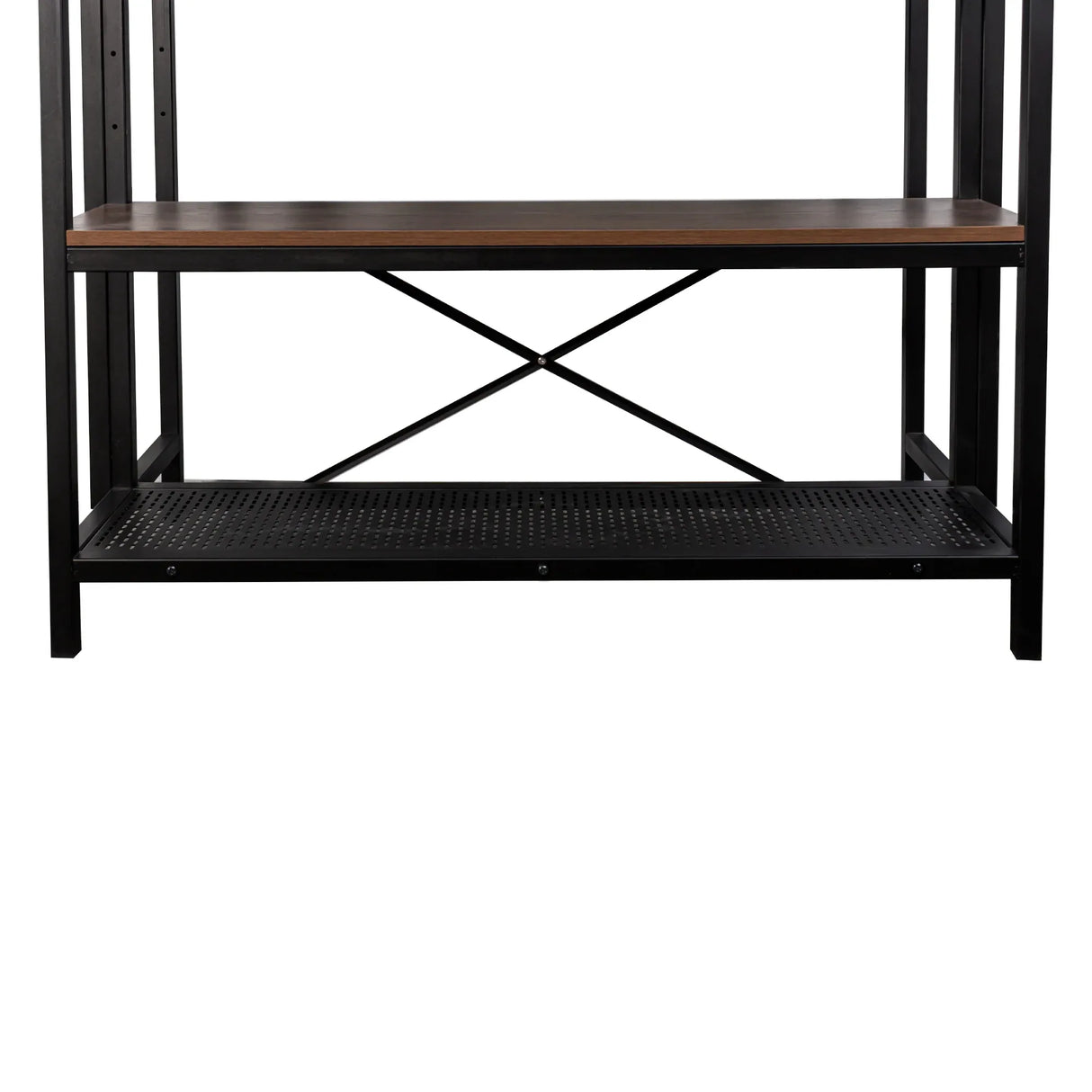 Kitchen Island Table With 3 Tier Storage And Hooks - Omega Lifestyles