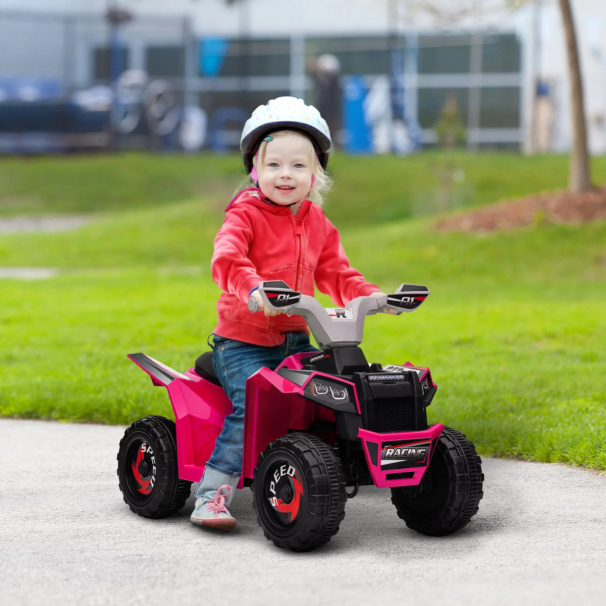 Kids 6V Electric ATV Ride-On With Wear-Resistant Wheels - Omega Lifestyles