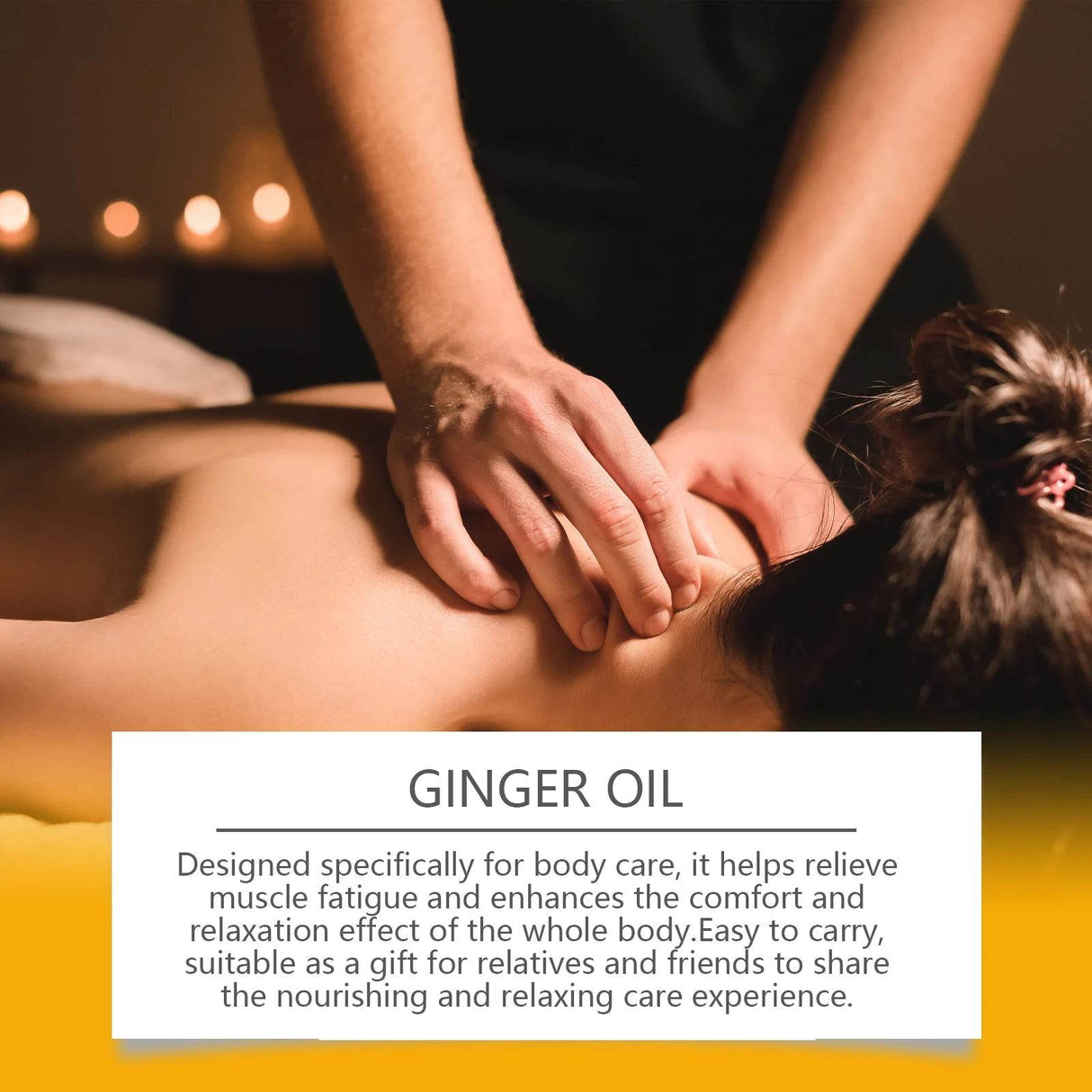 Ginger Infused Soothing Relaxing Body Massage Oil