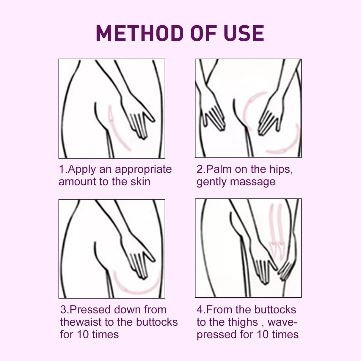 Hip Augmentation Massage Oil For Firm Shape And Lift