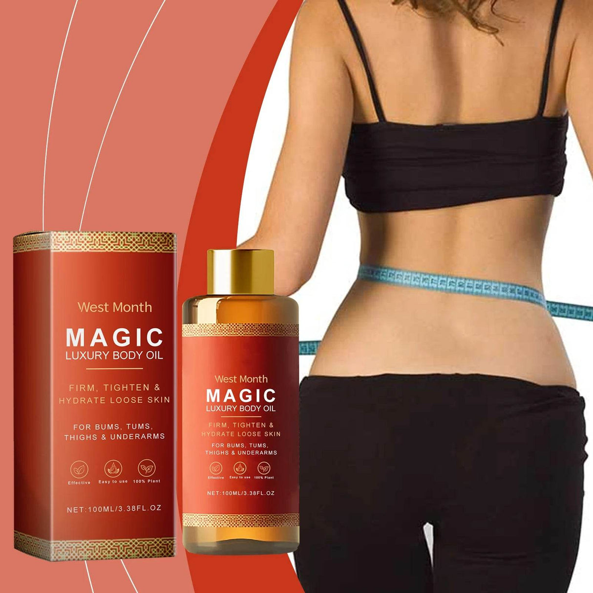 Body Massage Oil Deep Moisturizing Tightening Firming Care