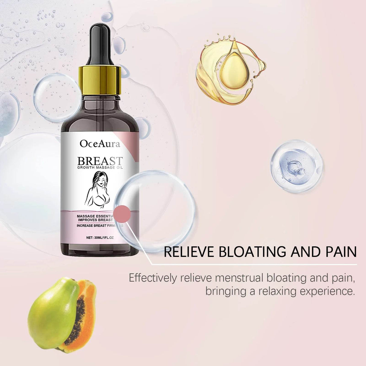 Breast Massage Essential Oil For Skin Firming