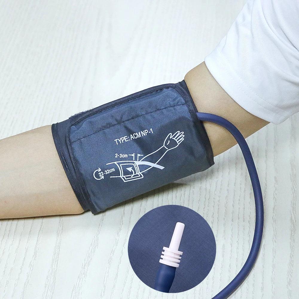 Adult Adjustable Length Arm Blood Pressure Cuff Polyester Velcro - Omega Lifestyles
