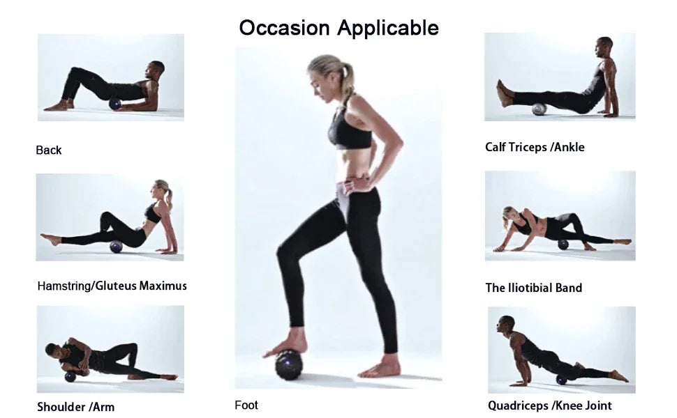 Electric Rechargeable Vibrating Foam Roller Deep Tissue Massager - Omega Lifestyles