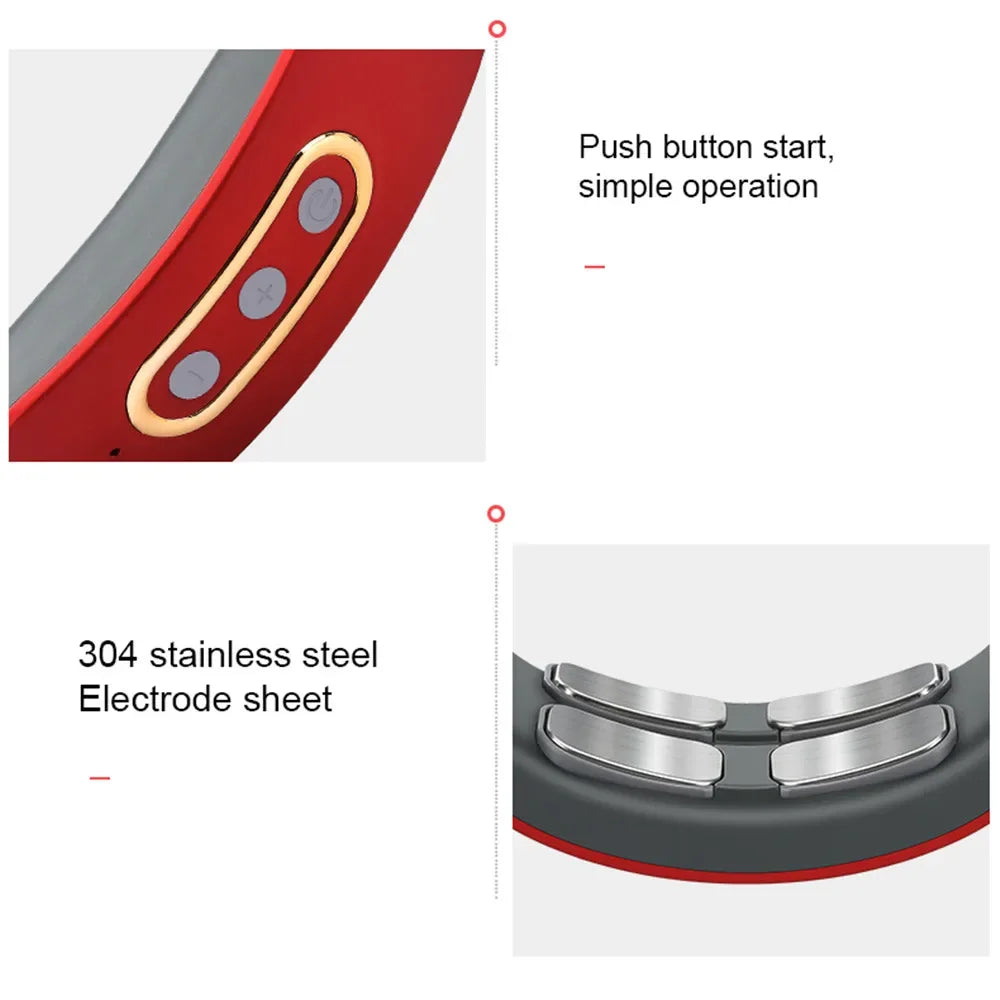 Electric Neck And Shoulder Pulse Heat Massager - Omega Lifestyles