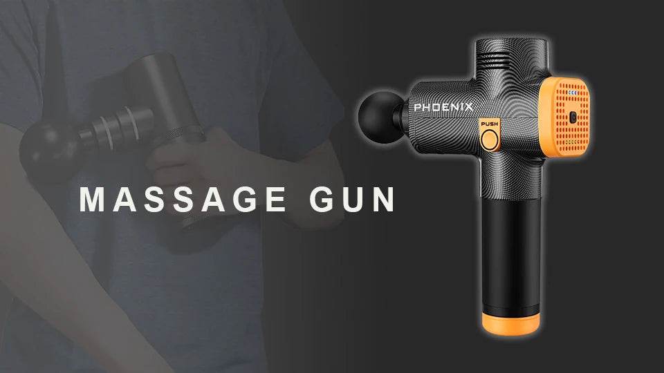 Portable Deep Tissue Massage Gun With 6 Attachments - Sleep Galleria