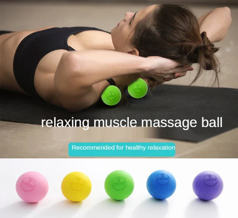 Portable 6.3cm Rubber Massage Ball For Muscle Relief - Omega Lifestyles