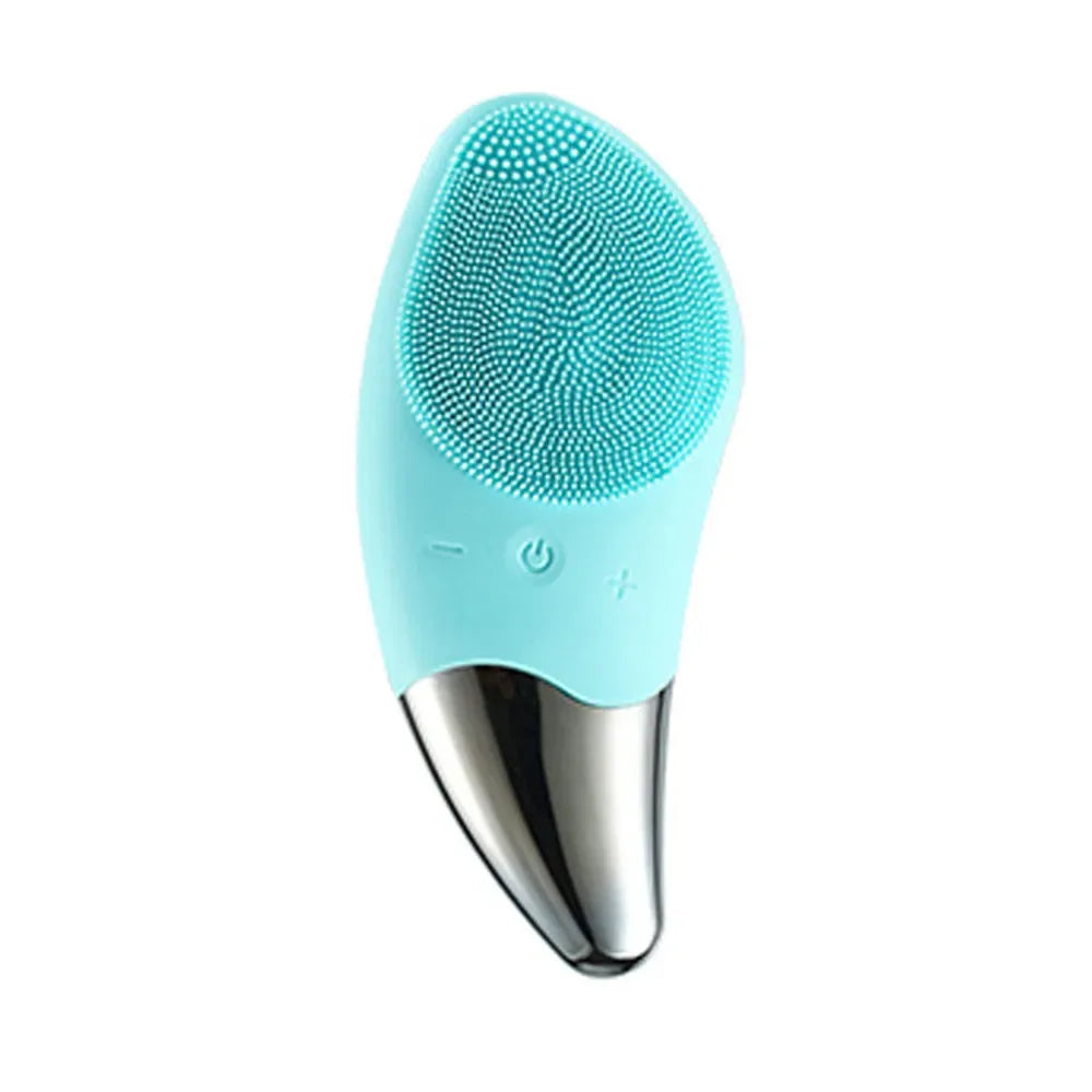Rechargeable Waterproof Silicone Facial Cleansing Brush - Omega Lifestyles