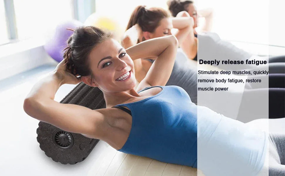 Electric Vibration Yoga Foam Roller Muscle Recovery Massager - Omega Lifestyles