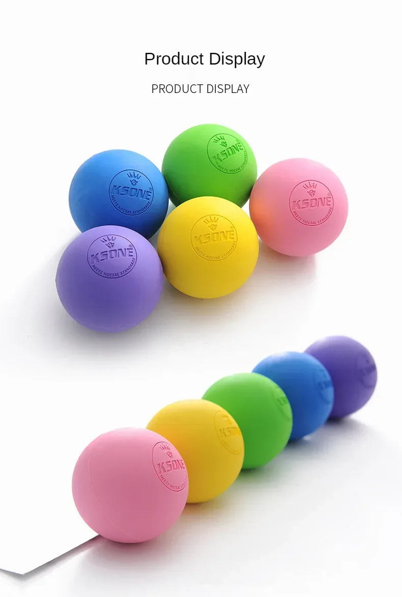 Portable 6.3cm Rubber Massage Ball For Muscle Relief - Omega Lifestyles