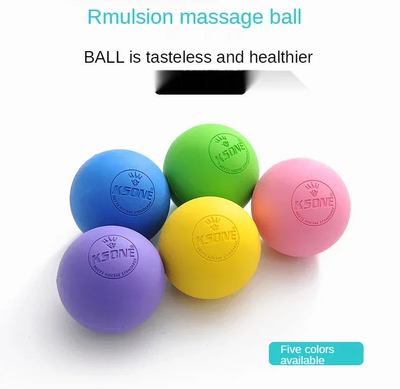 Portable 6.3cm Rubber Massage Ball For Muscle Relief - Omega Lifestyles