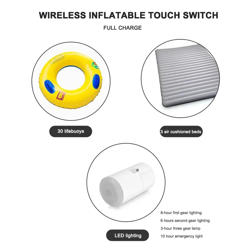 Ultralight Waterproof USB Charging Air Pump Light - Omega Lifestyles