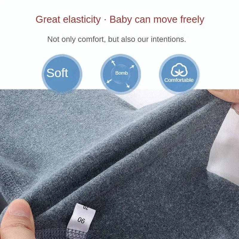 Children's Fleece Warm Velvet Thickened Winter Leggings - Omega Lifestyles