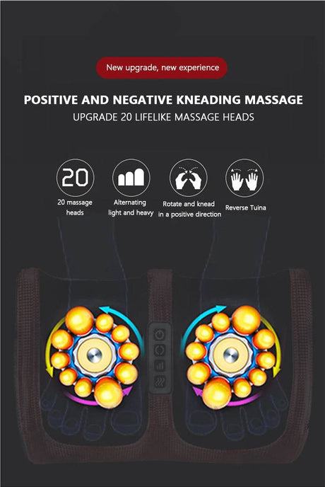 Electric Heating Foot Leg Kneading Massage Device - Sleep Galleria