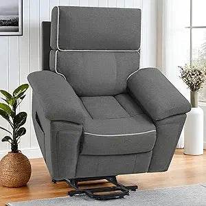 Electric Overstuffed Power Lift Recliner Chair - Omega Lifestyles