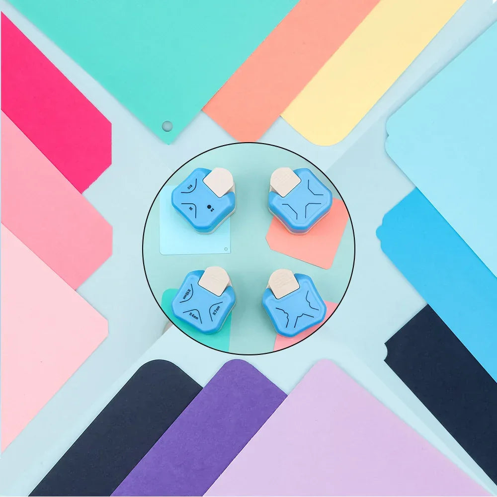 3-Way Ergonomic Paper Corner Rounder Punch Tool - Omega Lifestyles