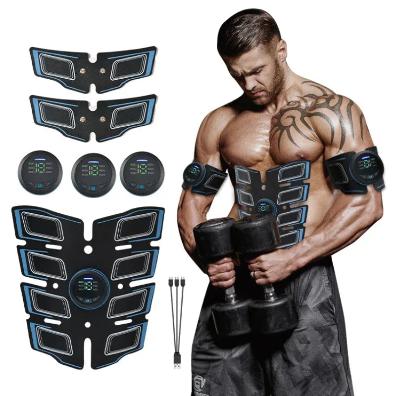 EMS Portable Electrical Muscle Trainer Fitness Body Massager - Omega Lifestyles