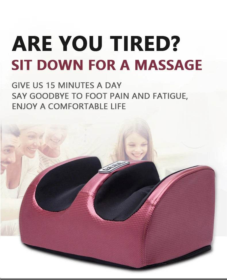 Electric Heating Foot Leg Kneading Massage Device - Sleep Galleria