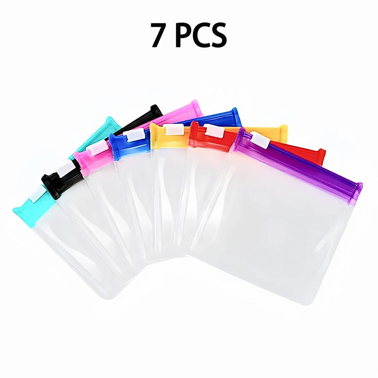 Set of 7 Waterproof EVA Pill Dispenser Storage Bags - Omega Lifestyles